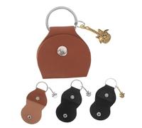 FRCOLOR 4pièces Étui à Médiators avec Pochette de Rangement pour Médiators Porte-clés pour Musiciens Étui Portable pour Accessoires de Guitare