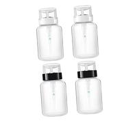 FRCOLOR 4pièces Flacons De Vernis à Ongles à Pression Lot De Récipients Pour Liquide Pompe Distributeur Flacon Vide