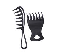 FRCOLOR 4pièces Large Tooth Detangling Combs Set for Hair Styling and Shampooing for Men and Women
