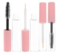 FRCOLOR 4pièces Lot de Tubes Vides pour Mascara Flacons Eyeliner DIY Légers et Portables pour Voyages et Créations Couleur Aléatoire