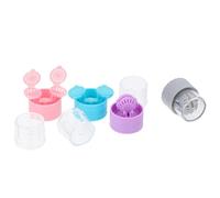 FRCOLOR 4pièces Nettoyant Pourntilles De Contact Étui De Nettoyage Portable Boîte à Lentilles pour Nettoyage des Lentilles