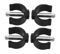 FRCOLOR 4pièces Pin Verrouillage C-shape Pour Cannes Accessoires De Remplacement Pour Déambulateurs Installation Facile Et Utilisation Quotidienne Compatibles Avec Divers Modèles De