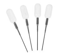 FRCOLOR 4pièces Pipettes Compte-gouttes Plastique Outil De Dosage Précis Pour Huiles Essentielles Et Parfums Adapté à Diy Et Loisirs Créatifs