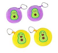 FRCOLOR 4pièces Pochette pour Écouteurs Étui De Rangement avec Fermeture Éclair Sac De Poche pour Garçon Fille Et Femmes