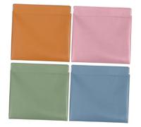 FRCOLOR 4pièces Sac Maquillage Mini Pochette pour Sac à Main Organisateur De Cosmétiques Trousse De Voyage Pochette De Rangement pour Femme Petite Trousse à Maquillage