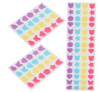 FRCOLOR 5 Feuilles Patch De Autocollants Imperméables Autocollant D'Ongle Enlever Les Autocollants Patch De Dissolvant D'Étiquette De Peau Patchs D'Étiquette De Peau Patchs De
