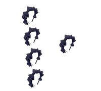 FRCOLOR 5 Pièces arc bandeau hair charms hair toppers bandanas Bandeau rétro headband bow x de pour les filles x fille avec nœud à nœud chiffon