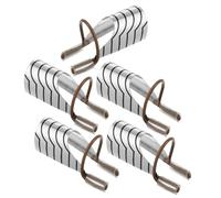 FRCOLOR 5 Pièces Armure En Cristal Armure Étendue Échelle Antidérapante Patins De Pieds D'échelle Bac à Peinture Bouchon D'évier Masque Film De Pendentif Pirate Aluminium Silver