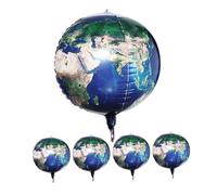 FRCOLOR 5 pièces Ballons Terre Décorations Anniversaire Thème Voyage et Globe Sphérique pour Fête Garçon Fille