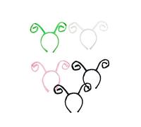 FRCOLOR 5 Pièces bande de cheveux bandeau spa bandeaux de nouveauté -tête antenne avec clips carré bandana headband Chapeaux cerceau de cheveux d'antenne