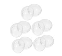 FRCOLOR 5 pièces Boules Rondes Transparentes Capsules Vides pour Distributeur Automatique Pâques et Fêtes