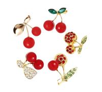 FRCOLOR 5 pièces Broche Pendentif Élégante Accessoire Vintage pour Femmes Bijoux Mode et Cadeau Petite Amie Décoration Chic pour Vêtements Sacs et Chapeaux 5 modèles