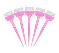 FRCOLOR 5 Pièces brosse de couleur de cheveux boîte Se maquiller Gel toile de jute poubelle pour para hair charms hair toppers peigne pinceau de pour la maison abdos rose