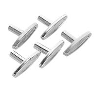FRCOLOR 5 pièces Clé de Remontoir pour Boîte à Musique Métal Outil de Réparation Compatible avec Mécanisme Boîte Musique Remplacement Facile pour Accessoires DIY