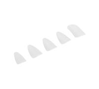 FRCOLOR 5 Pièces Clous En Nylon Pipa Doigt De Luth Clou En Nylon Accessoire D'instrument De Musique Clous De Luth Protège-ongles De Luth Faux Ongles Luth Protecteurs D'ongles Blanche