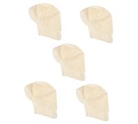 FRCOLOR 5 Pièces Couvre-Chef Bonnet Chauve Casquette Chauve de scène pour Cosplay pour acteurs Habiller Le Couvre-Chef Bonnets Chauves émulsion Blanche