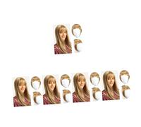 FRCOLOR 5 Pièces frange en épingle à cheveux Pince à frange pour cheveux accessoire de cheveux pour femmes e clip Fausse e réaliste faux clip dans la e de fausse e