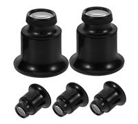 FRCOLOR 5 Pièces Loupe Tête Précision pour Réparation Montres Loupe Mains Dégagée pour Bijoutiers Inspection Horlogère et Lentille Oculaire Compacte