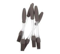 FRCOLOR 5 Pièces Pinceau à Badigeonner en Silicone Détachable | Répartition Uniforme de L’huile, Prise Antidérapante, Matériau Silicone Ps, Forme Ronde, Usage la Cuisine