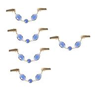 FRCOLOR 5 Pièces pinces à chandail clip de serrage pour chemise agrafe de chemise pinces à vêtements pinces à sangles pince à sangle agrafe de robe châles strass Blue