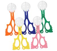 FRCOLOR 5 Pièces Pinces à Insectes Colorées pour Garçon Fille Ciseaux de Capture Sécurisés pour Activités Extérieures Jeu Éducatif Motricité Fine Mixte Bleu Rose Orange Jaune