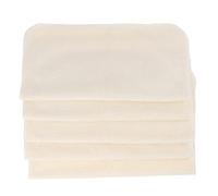 FRCOLOR 5 pièces Serviettes pour Garçon Fille Lot de Lingettes Réutilisables Serviettes Absorbantes pour et Nettoyage Visage Doux et Durable pour Nourrissage et Bébés Dentition