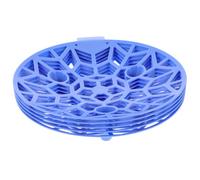 FRCOLOR 5 Pièces Support en Plastique Bleu pour Citrouille et Cantaloup, Plateau Solide pour Jardin Améliorant la Qualité des Fruits, Accessoire pour Cultures et Espaces Verts