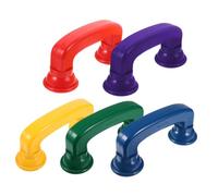FRCOLOR 5 pièces Téléphone Lecture Chuchoteur Éducatif pour Tout Petits Améliore Concentration Reconnaissance des Couleurs et Capacité Auditive