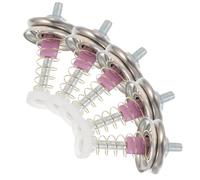 FRCOLOR 5 Pièces Tendeur à Ressort pour Fil, Machines à Tricoter Tisser | Acier Inoxydable et Céramique, Commande Précise du Fil, Installation Facile, Usage Hobbyiste ou Professionnel