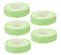 FRCOLOR 5 Rouleaux ruban à cils pour extensions de cils pré dissolvant de colle à cils gel lingettes fournitures d'extensions de cils ruban pour extensions de cils tissu non tissé