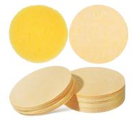 FRCOLOR 50 Éponges Compressées Visage Rondes Couleur Chair, Disques Nettoyants et Exfoliants Doux, Adaptées Démaquillage et Soins Visage, pour Voyage et Usage Quotidien