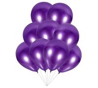 FRCOLOR 50 Pièces Ballons Latex Métalliques Lot de Ballons pour Décoration Anniversaire Mariage et Fête Élégance Assurée