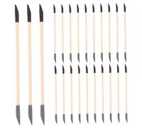 FRCOLOR 50 Pièces Bâtons de Ponçage Grain Noir et Gris Outils de Détail Ongles Multifonctions avec Pointe de Perçage pour Manucure et Modèles