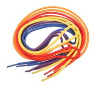 FRCOLOR 50 pièces Lacets à Perles Colorés pour Garçon Fille Fil Polyester Sûr Jeu Éducatif de Motricité Fine pour Apprendre à Lacer Chaussures Activité Créative et Coordination Œil-Main