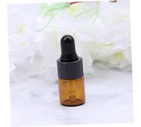 FRCOLOR 50 pièces Lot de Flacons Vides Verre Transparent avec Pipette Bouteilles Rechargeables pour Huiles Essentielles Cosmétiques et Flacons Sublots Pratiques et Durables