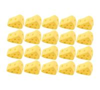 FRCOLOR 50 pièces Miniature Fake Cheese Triangle Cakes for Party Dessert Decoration Realistic Food Props