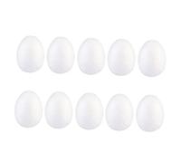FRCOLOR 50 Pièces œuf en Mousse Solide Colorant Artisanat Décorer Mini Peinture Enfants Forme décoratif œufs Oeuf de pâques Bricolage Mousse d'oeuf