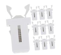 FRCOLOR 50 pièces Verrou de Poubelle Clip de Fixation pour Couvercle de Bac à Ordures Bouton Poussoir Durable et Accessoire de Remplacement pour Bac à Déchets