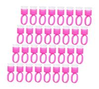 FRCOLOR 50Pièces Anneaux De Colle Pour Extensions De Cils Support Pour Salon Personnel Accessoires