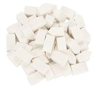 FRCOLOR 50pièces Applicateurs De Maquillage Jetables Latex Synthétique Surface Lisse Pentagonale Pour Application Précise Et Uniforme