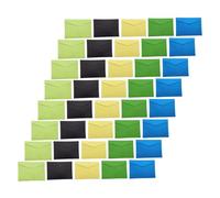 FRCOLOR 50pièces Enveloppes Colorées Rouges Pochettes Pour Billets Et Timbres Enveloppes Pour Petites Et Budget