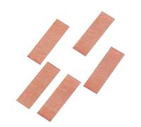 FRCOLOR 5pcs Anche de Flûte de Cucurbitacée en Laiton pour Accordage, Design Léger et Son, Accessoires Indispensables pour Flûte de Cucurbitacées Marron