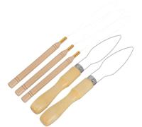 FRCOLOR 5pièces Outils De à Perles De Tendeurs Bois Pour Création De Bijoux Diy Accessoires De Couture Et Aiguilles à Perles