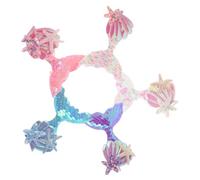 FRCOLOR 5pièces Queue de Sirène Pailletée pour Fille Pinces à Cheveux avec Queue à Sequins Accessoires pour Cheveux Garçon Fille et Fêtes Thème des Sirènes