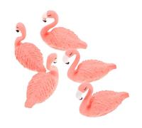 FRCOLOR 5pièces Support à Résine Flamant Rose Pour Peinture Et Affichage Support De Manucure Pratique Pour Débutants Et Salon Outil Rose