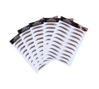 FRCOLOR 5pièces Tatouages Temporaires Pour Sourcils Faux Sourcils Autocollants Résistants à Eau Transferts Et Mise Forme