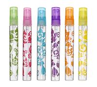 Frcolor 6 Pcs 10ml Recharge Cosmétique Parfum Atomiseur Bouteille de Parfum Vide pour Voyager (Vert Rose Violet Bleu Orange Jaune Jaune)