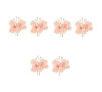 FRCOLOR 6 Pcs Chapeaux De Mariée Perles Épingle À Cheveux De Cheveux De Mariée Fleur Perles Épingle À x Fourchette De x Fourche À x