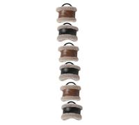 FRCOLOR 6 Pcs En Cuir Cheveux Cravate Cordes Bandes De Cheveux Pour Femmes Cheveux Bandeaux Pour Femmes Cheveux Queue De Cheval Manchette Cheveux Élastiques Faits Saillants Kit