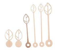 FRCOLOR 6 Pièces Aiguilles de Bois pour DIY de Remplacement pour Horlogerie Aiguilles Courtes et Longues de Installation Facile et Durable pour Réparer Créer Horloges